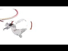 เส้นผ่านศูนย์กลาง 25 มม. สเต็ปเปอร์มอเตอร์มุม 15 องศา SM25-024-8135G