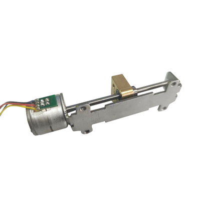 SM20-55-T linear stepper motor with linear bearings and brass slider 1 KG thrust