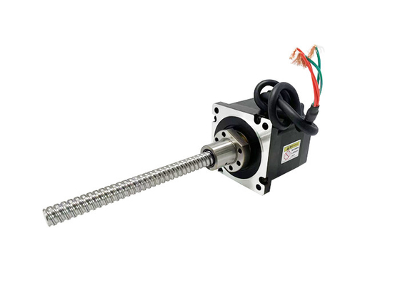 Nema 34 (86mm) hybrid ball screw stepper motor 1.8° Step Angle 4 Lead Wires Voltage 3/4.8V Current 6A