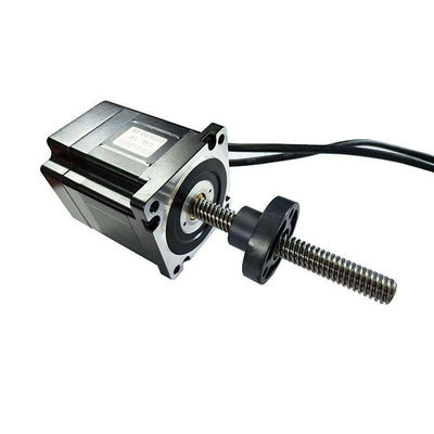 86mm NEMA34 trapezoidal Tr lead screw linear hybrid stepper motor with optical encoder