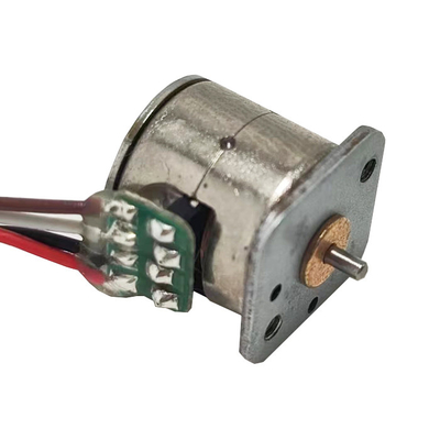 เส้นผ่านศูนย์กลาง 10 มม. VSM1081 สเต็ปเปอร์มอเตอร์ มุมสเต็ป 18° 5V ออกแบบมาสำหรับกระปุกเกียร์