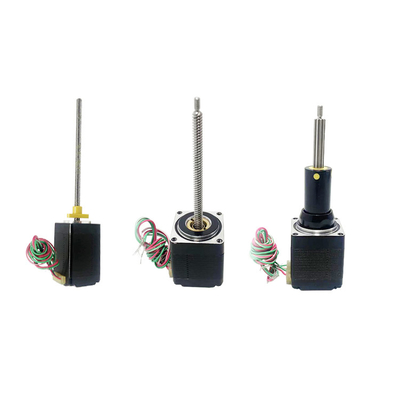 สเต็ปเปอร์มอเตอร์ไฮบริด Nema 11 (28 มม.), ไบโพลาร์, 4 ลีด, ลีดสกรู ACME, เสียงรบกวนต่ำ, อายุการใช้งานยาวนาน, ประสิทธิภาพสูง