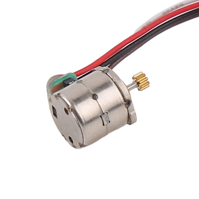 8 มม มินิไมโครสเตปเปอร์มอเตอร์ 2 ช่วง 18 องศามุมการเดิน 3.3V กระแสไฟฟ้า
