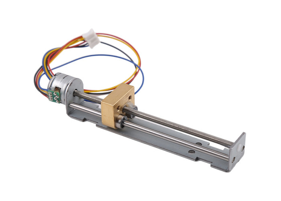 มุมก้าว 18 ° อุปกรณ์ความงาม Slider มอเตอร์ stepper 15mm ความละเอียดสูงด้วยแรงผลักดันขนาดใหญ่ RoHS
