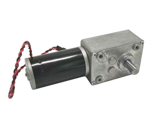 มอเตอร์ไฟฟ้าแรงปั่นสูง 24v มอเตอร์ DC กับกล่องเกียร์ Worm มอเตอร์ DC