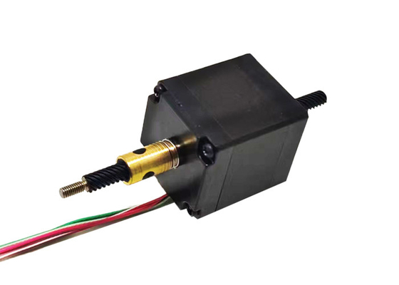 NEMA 11 ไฮบริดสเตปเปอร์มอเตอร์ 1.8 องศามุมสเตปเปอร์มอเตอร์ 2 ขั้นตอนที่มี Anti-backlash nut