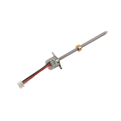 มอเตอร์ขั้น 5V ขนาด 10 มิลลิเมตร มีสกรู M3P1.2 มิลลิเมตรและพริกทองแดง