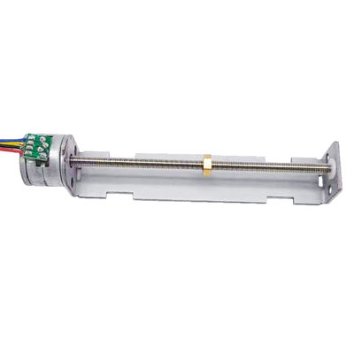 15mm 9V DC Miniature Slider Screw Stepper Motor with 0.02mm Displacement Resolution and 2 Phase Precision